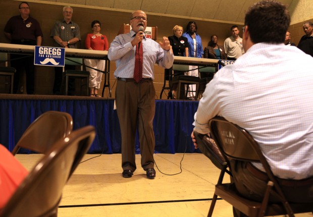 Gubernatorial candidate Gregg touts business experience on 3-day NWI swing